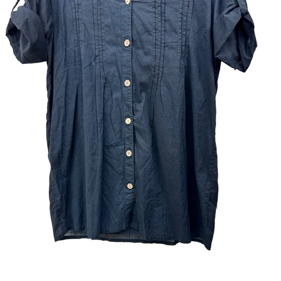 Club Z Collection Navy Lace Swim Coverup Dress, Small - Picture 7 of 13